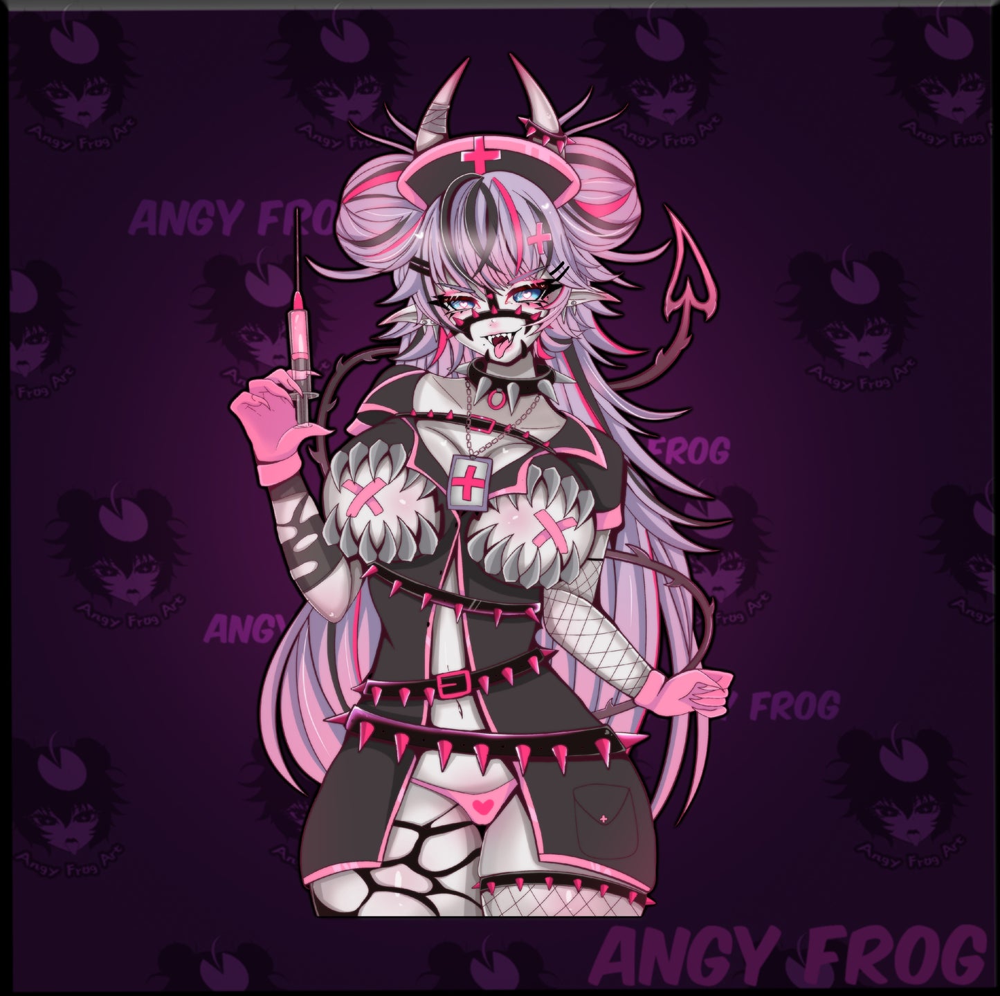 Demon Nurse Sticker