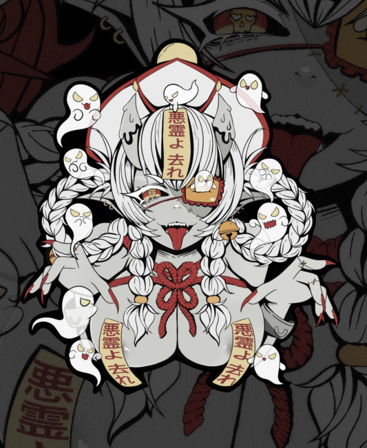 Ghost Demon Sticker