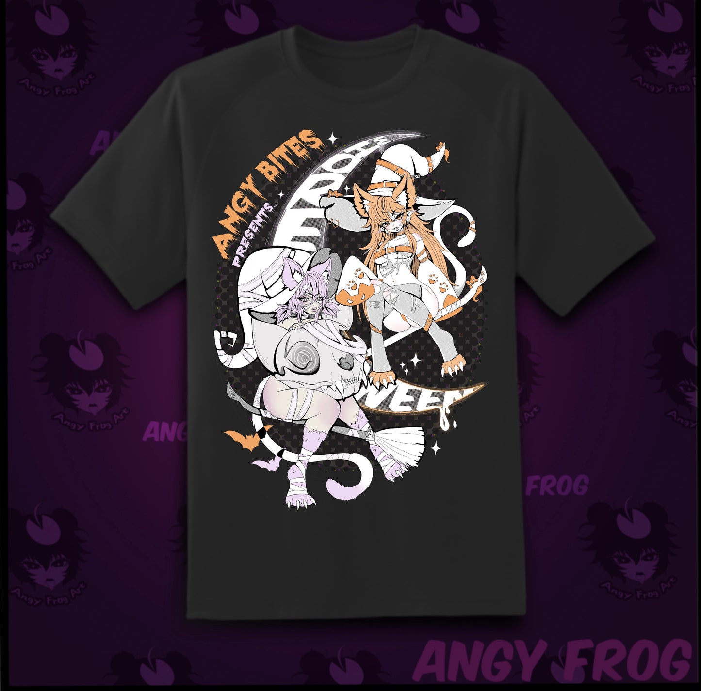 Halloween Witch Kitties Shirt