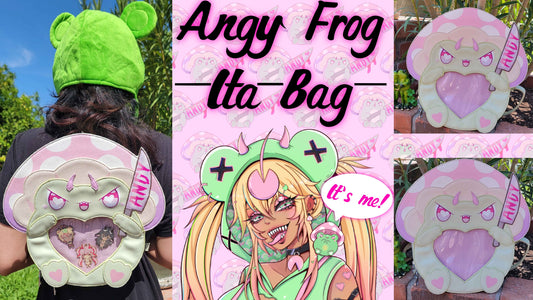 Angy Frog Ita Bag