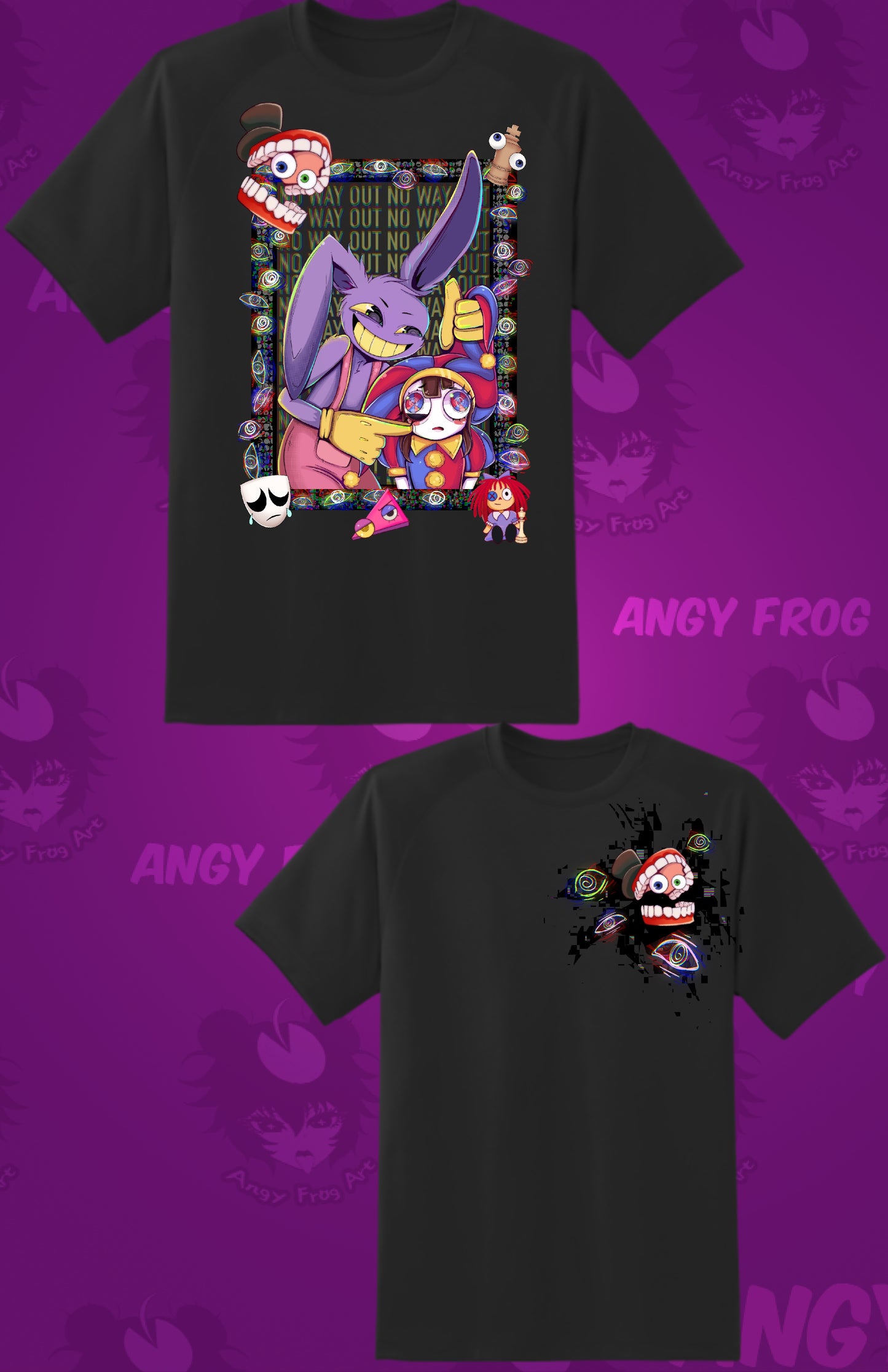 Digital Circus Pomni and Jax shirt