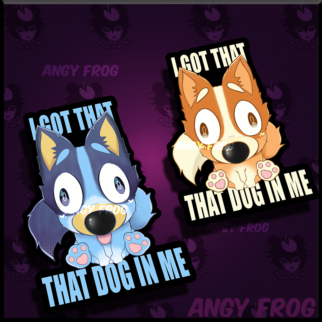 Bluey and Bingo Stickers