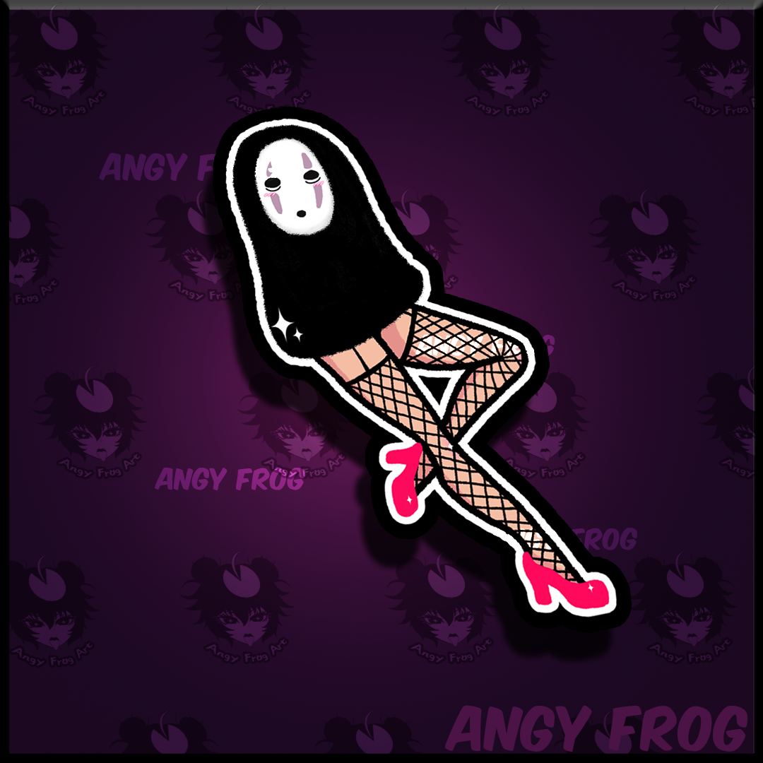 Sexy No Face Sticker