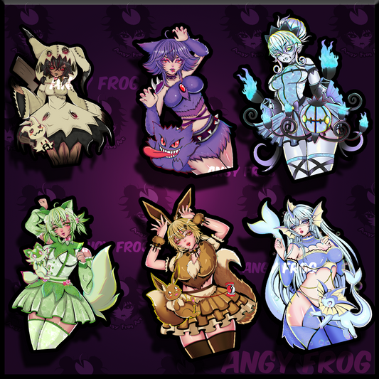 PokeGirls Volume 1 stickers