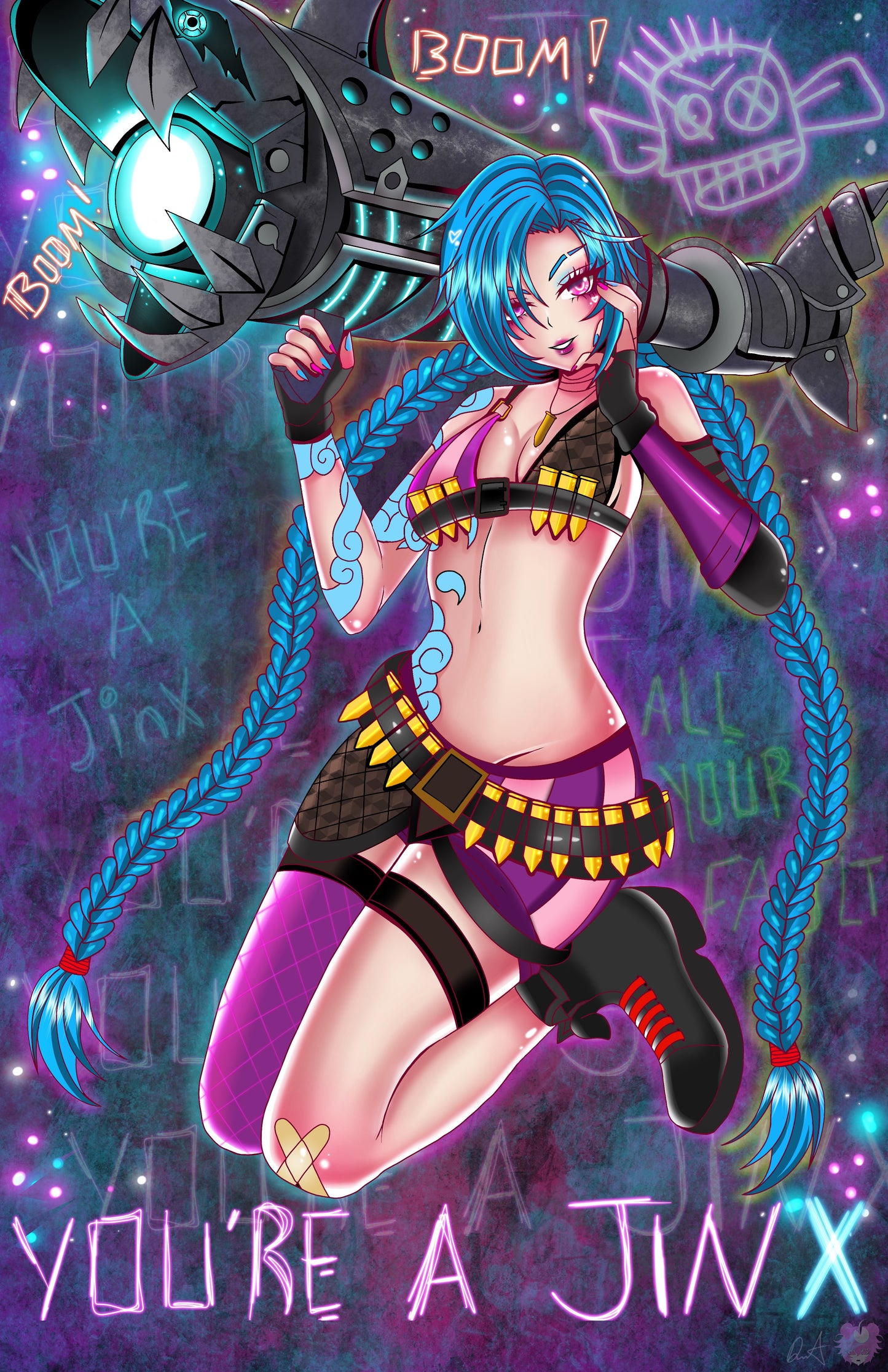 Jinx and Fishbones Poster